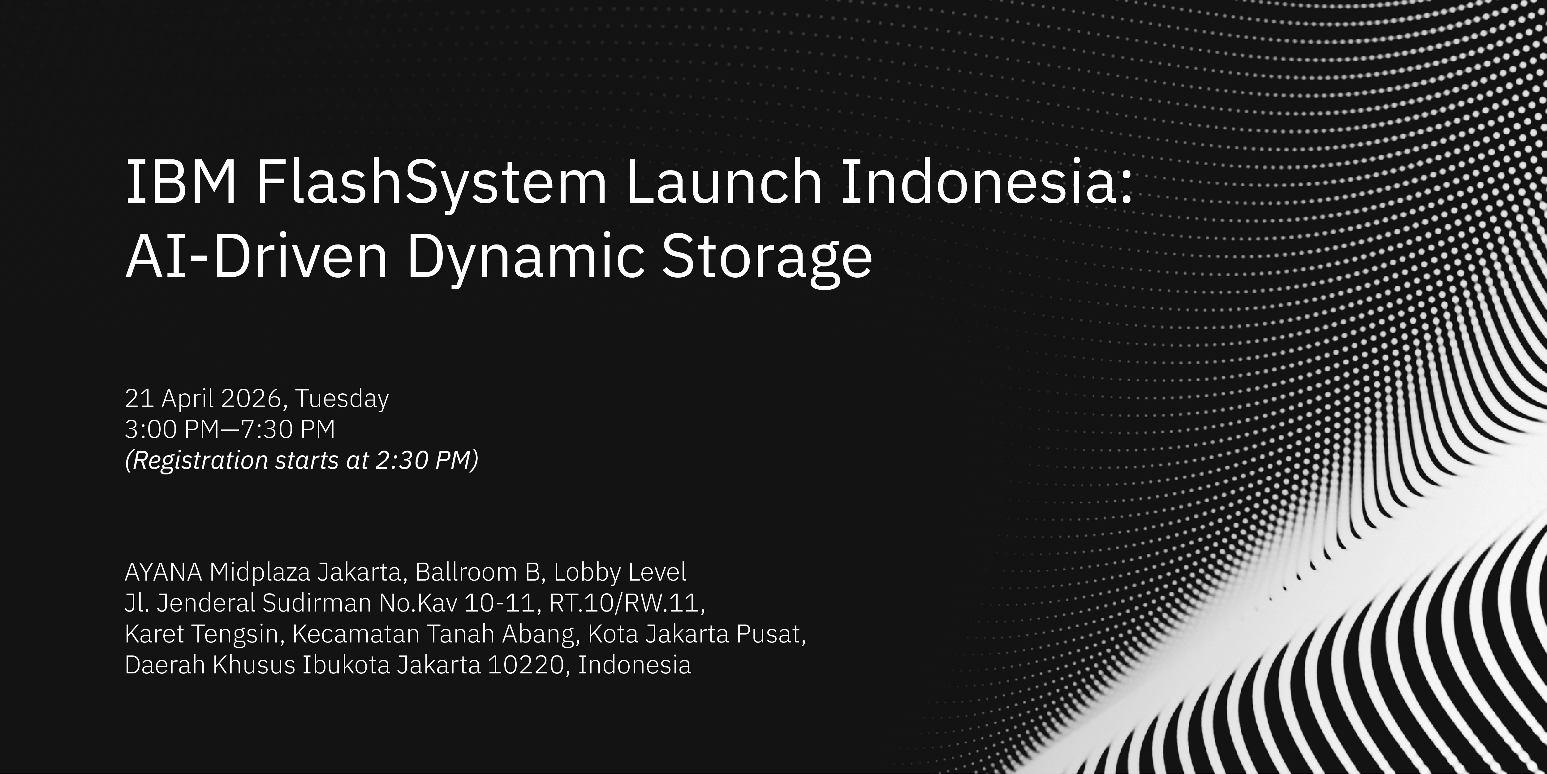 IBM FlashSystem Launch Indonesia: AI-Driven Dynamic Storage